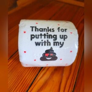 ❤️🩷❤️Gag gift funny humorous toilet paper love hearts